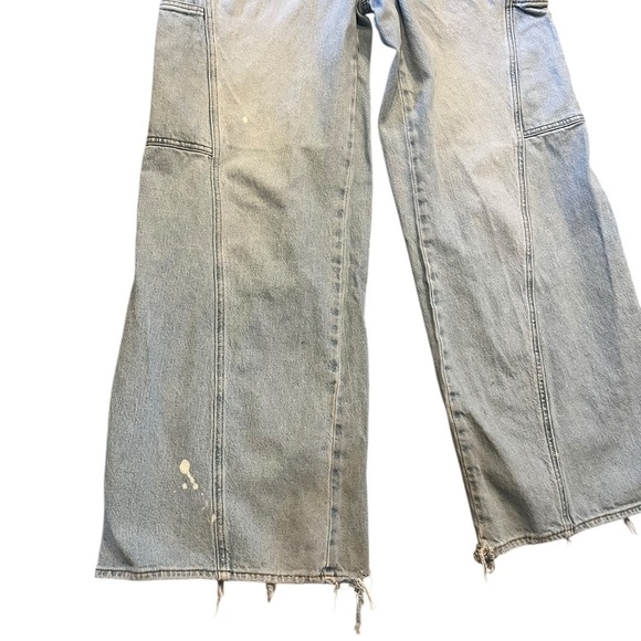 Pacsun Stretch Wide Leg Womens Size Size 30 - Y2K baggie jeans - Picture 2 of 13